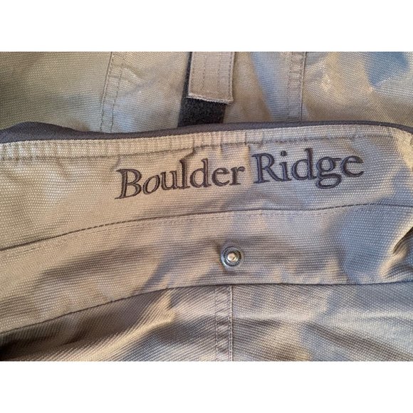 VINTAGE COLUMBIA BOULDER RIDGE 3 IN 1 JACKET MENS SIZE M GREEN BLACK *READ* - Picture 6 of 12